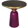 Столик кофейный odd, D50 см, черный/фиолетовый (74259)