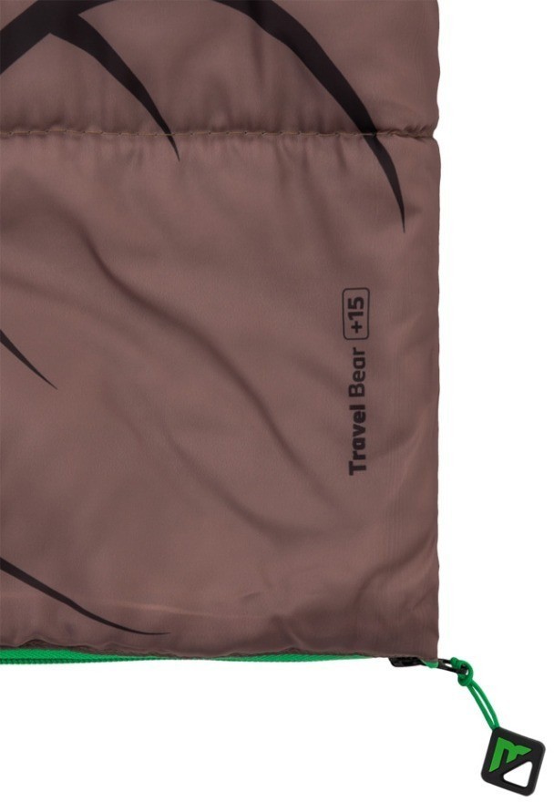 Спальный мешок Travel Bear +15, коричневый, детский (2109860)