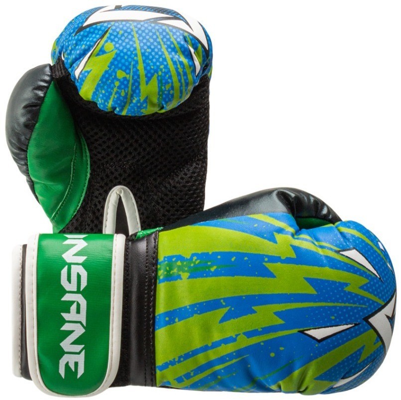 Набор для бокса DODGER, синий/зеленый, 23x17 см, 4 oz (2109159)