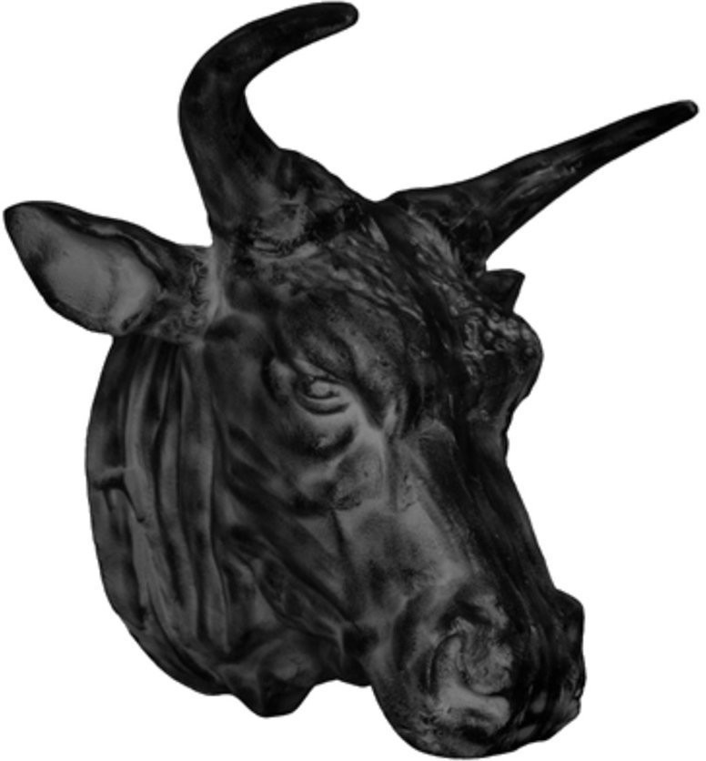Голова быка 4059, металл, Antique grey, RESTORATION HARDWARE