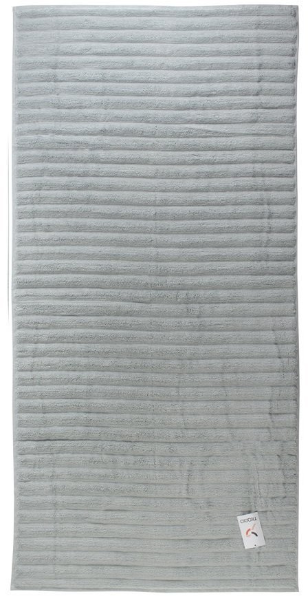 Полотенце банное waves серого цвета из коллекции essential, 70х140 см (63096)
