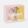 Ваза для цветов seashell, 20 см, розовая (75723)