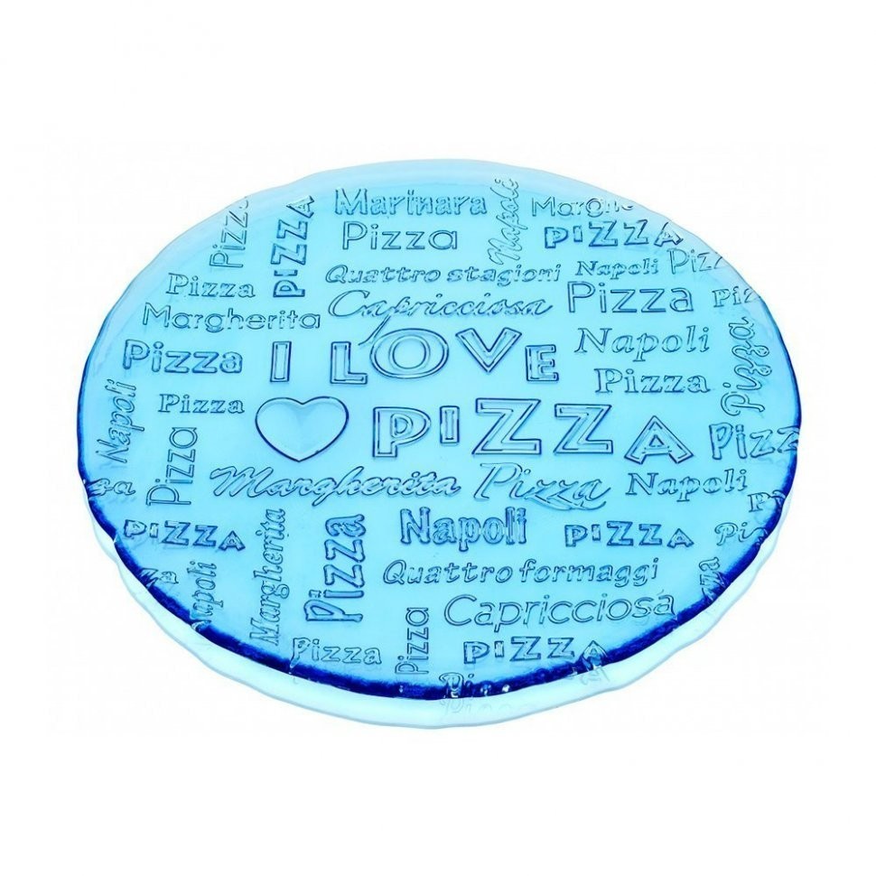 IVV Блюдо I love pizza голубое 33 см 7452.1