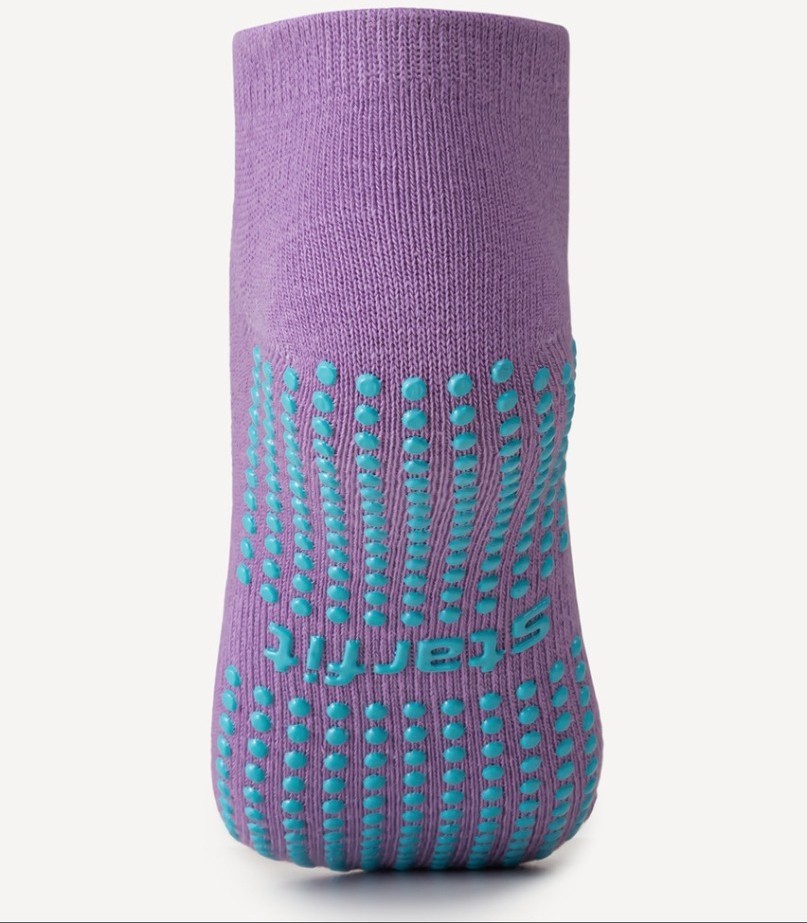 Носки для йоги SW-220, фиолетовый пастель, 1 пара (2108114)
