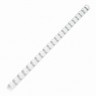 Пружины пластиковые для переплета к-т 100 шт 14 мм для сшив. 81-100 л. белые Brauberg 530918 (89966)