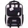 Рюкзак BRAUBERG COMBO сумка-шоппер косметичка белый/черный 42х30х14 см 271660 (93230)