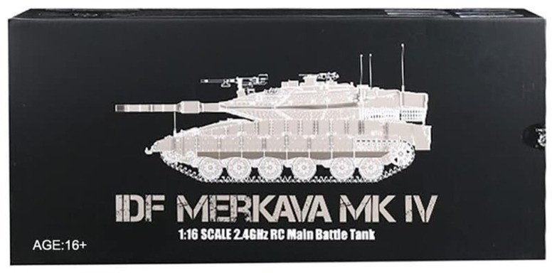 Радиоуправляемый танк Heng Long Merkava MK4 S version V7.0 масштаб 1:16 2.4G - 3958-1Upg V7.0