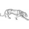 Фигурка "леопард" 24,5*4*7,5см Lefard (248-098)