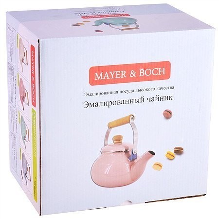 Чайник Эмаль 2,5 л с крышкой Mayer&Boch (29487)
