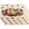 Набор подстановочных салфеток "фрукты" 43,5*28,5 cm из 4 шт Lefard (771-602)