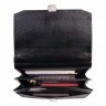 Портфель "Бизнес" 41х34х10 см искусственная кожа 3 отделения замок с ключом черный 240001 (89730)