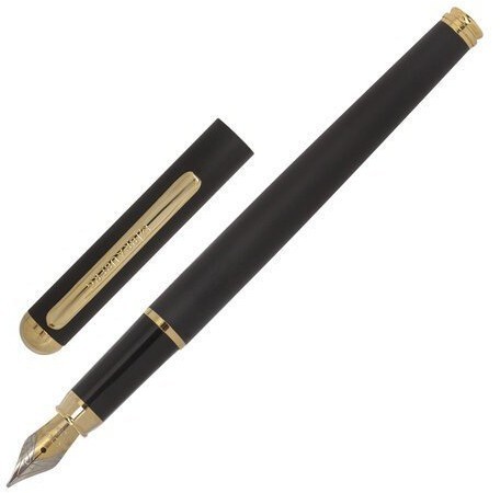 Ручка подарочная перьевая Brauberg Maestro линия 0,5 мм синяя 143471 (86876)