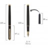 Ручка подарочная перьевая Brauberg Maestro линия 0,5 мм синяя 143471 (86876)