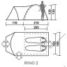 Палатка Canadian Camper Rino 2 (синий) (61738)