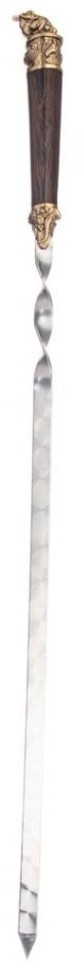 Набор из 6-ти шампуров с лямкой "денежная лягушка" 56 см Lefard (385-415)