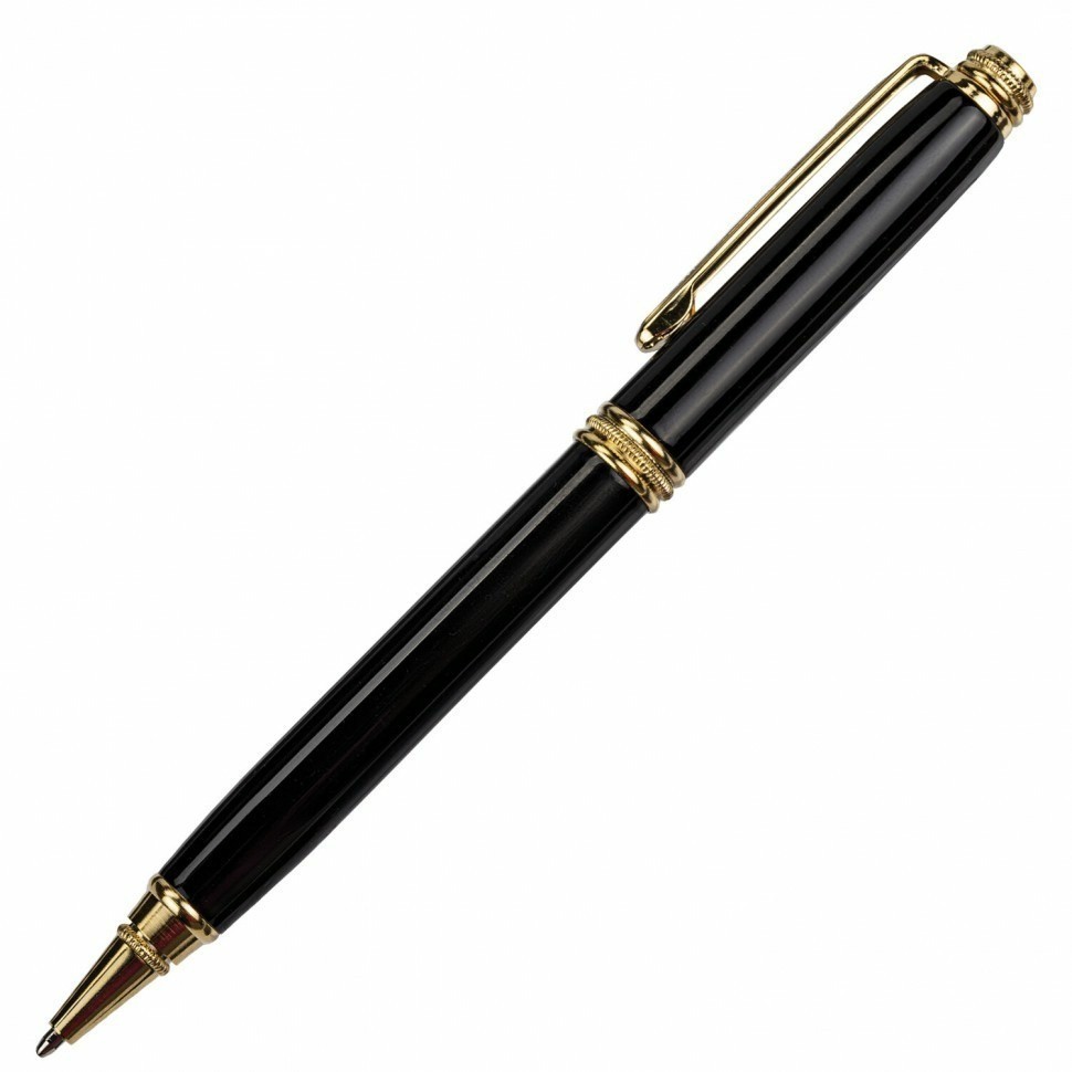 Ручка подарочная шариковая GALANT Black 0,7 мм синяя 140405 (92685)