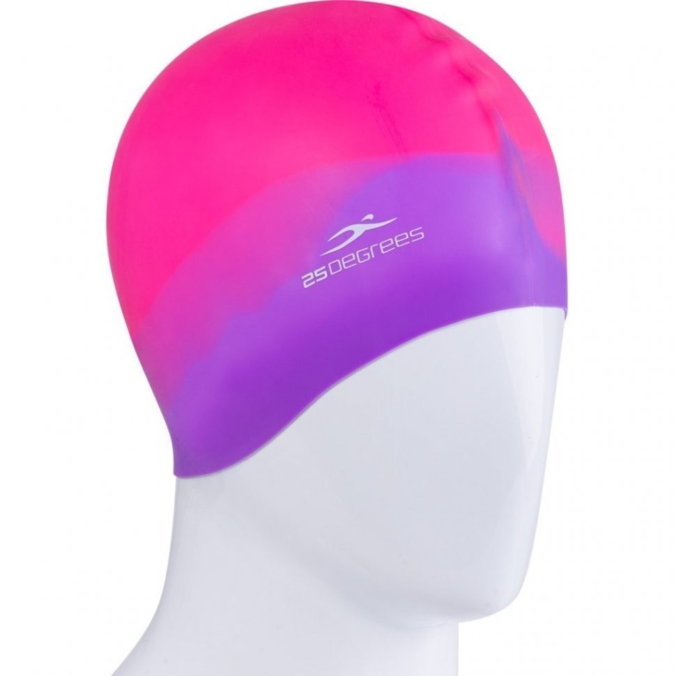 Шапочка для плавания Relast Pink/Purple, силикон (1435857)