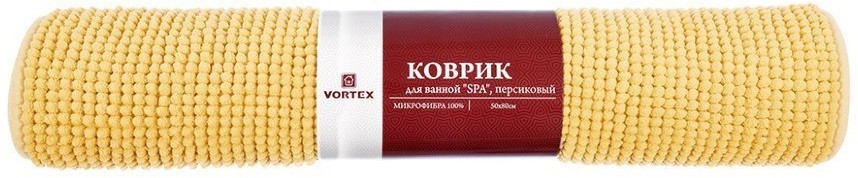 Коврик для ванной Vortex Spa 50х80 см персик 24264 (72542)