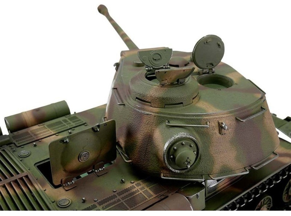 Радиоуправляемый танк Taigen ИС-2 модель 1944 СССР 1:16 (лесной камуфляж, звук, дым V3) (AS3928-B-CAMO)