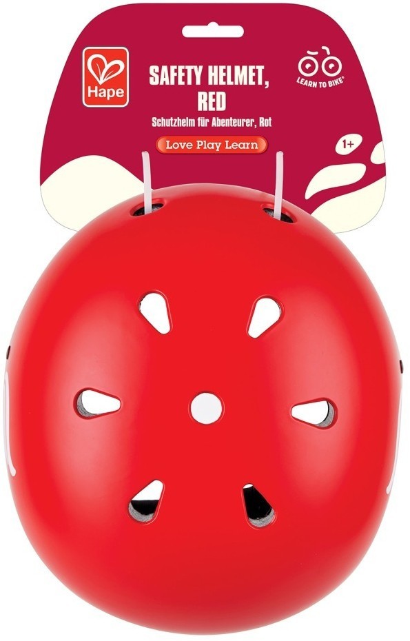 Детский шлем для девочки, красный (E1082_HP)