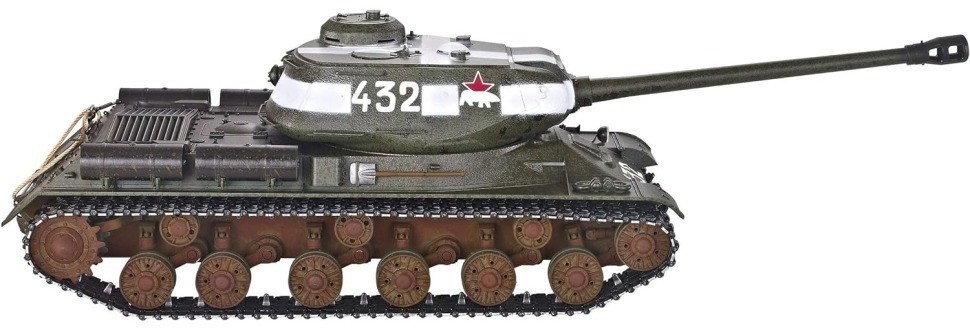 Радиоуправляемый танк Taigen ИС-2 модель 1944 СССР 1:16 (зеленый, звук, дым V3) (AS3928-B-GREEN)