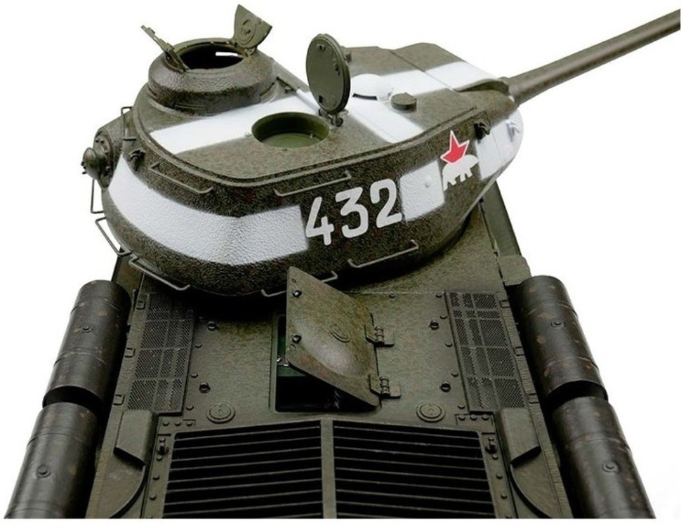 Радиоуправляемый танк Taigen ИС-2 модель 1944 СССР 1:16 (зеленый, звук, дым V3) (AS3928-B-GREEN)