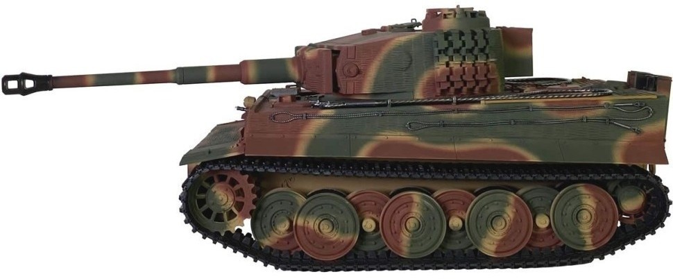Радиоуправляемый танк Taigen Tiger 1 Германия 1:16 (лесной камуфляж, звук, дым V3) (AS3818-D-CAMO)
