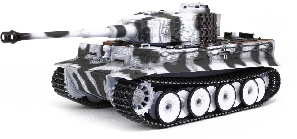 Радиоуправляемый танк Taigen Tiger 1 Германия 1:16 (зимний камуфляж, звук, дым V3) (AS3818-D-WINTER)