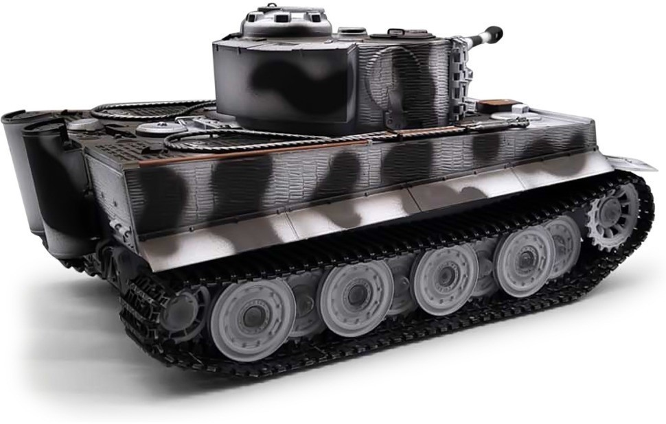 Радиоуправляемый танк Taigen Tiger 1 Германия 1:16 (зимний камуфляж, звук, дым V3) (AS3818-D-WINTER)