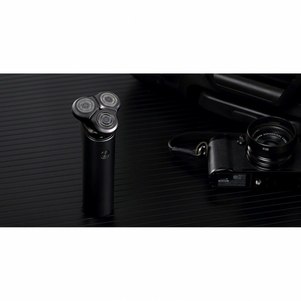 Электробритва XIAOMI Mi Electric Shaver S500 3 Вт роторная 3 головки аккумулятор черная 456670 (94267)