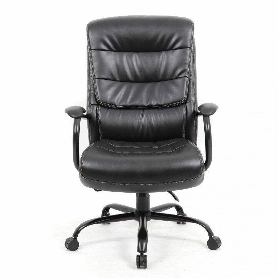 Кресло руководителя Brabix Premium Heavy Duty HD-004 до 200 кг экокожа черное 531942 (84635)