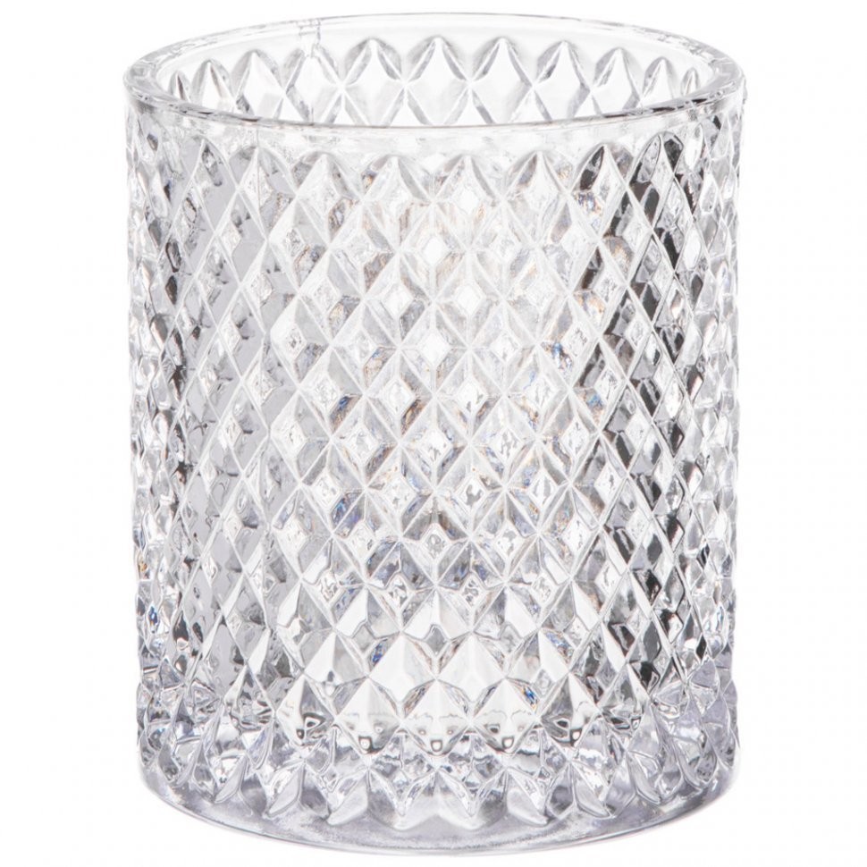Вазочка с крышкой 10x19 см Alegre Glass (337-052)