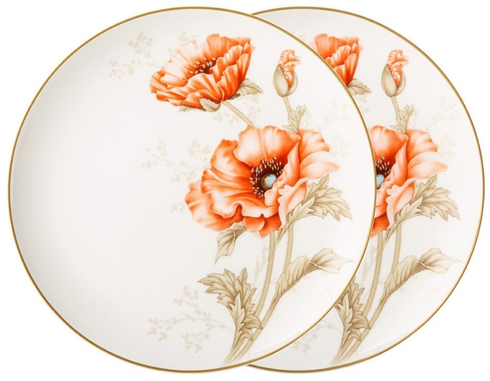 Набор тарелок закусочных lefard "antique" 2 шт. 20,5 см (415-2265)