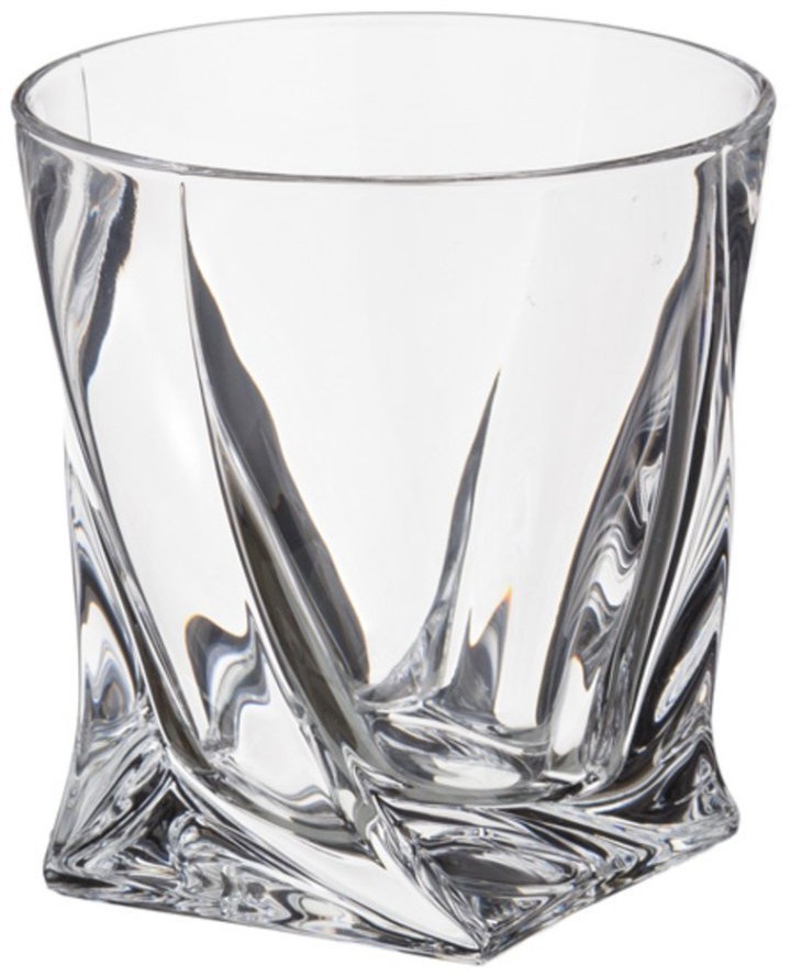 Набор для виски "квадро" 7пр.: штоф+6 стаканов 850/340 мл. высота=27/10 см. Crystal Bohemia (669-138)