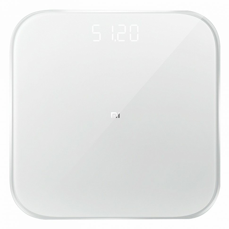 Весы напольные XIAOMI Mi Smart Scale 2 электронные до 150 кг квадрат стекло белые 456461 (94194)