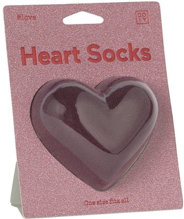 Носки heart socks красные (70140)