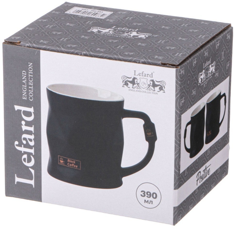 Кружка "black coffee" 390 мл LEFARD (260-983)
