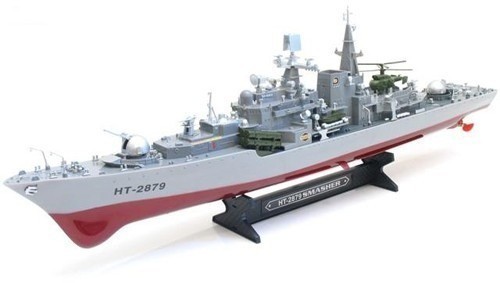 Радиоуправляемый корабль Heng Tai эскадренный миноносец Smasher 1:275 2.4G (HT-2879B)