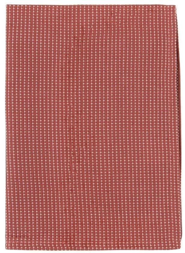 Полотенце кухонное вафельное терракотового цвета из коллекции essential, 50х70 см (69780)