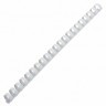 Пружины пластик. для переплета к-т 100 шт 16 мм (для сшив. 101-120 л.) белые Brauberg 530815 (89932)
