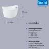 Контейнер для хранения bottichelli, organic, 1,5 л, молочный (73127)