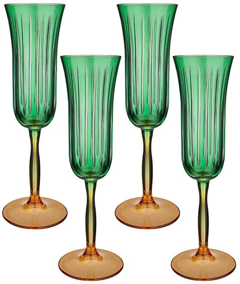 Набор бокалов из 4 штук "sicilia" green 175mл Rakle (312-106)