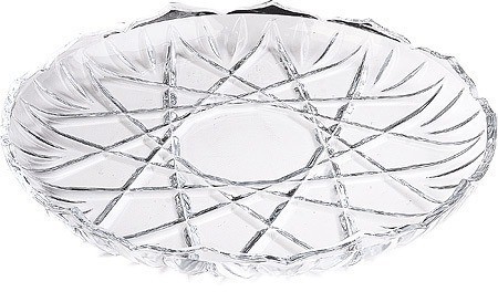 Блюдо круглое ORKIDEH 31,5 см стекло (546-1)
