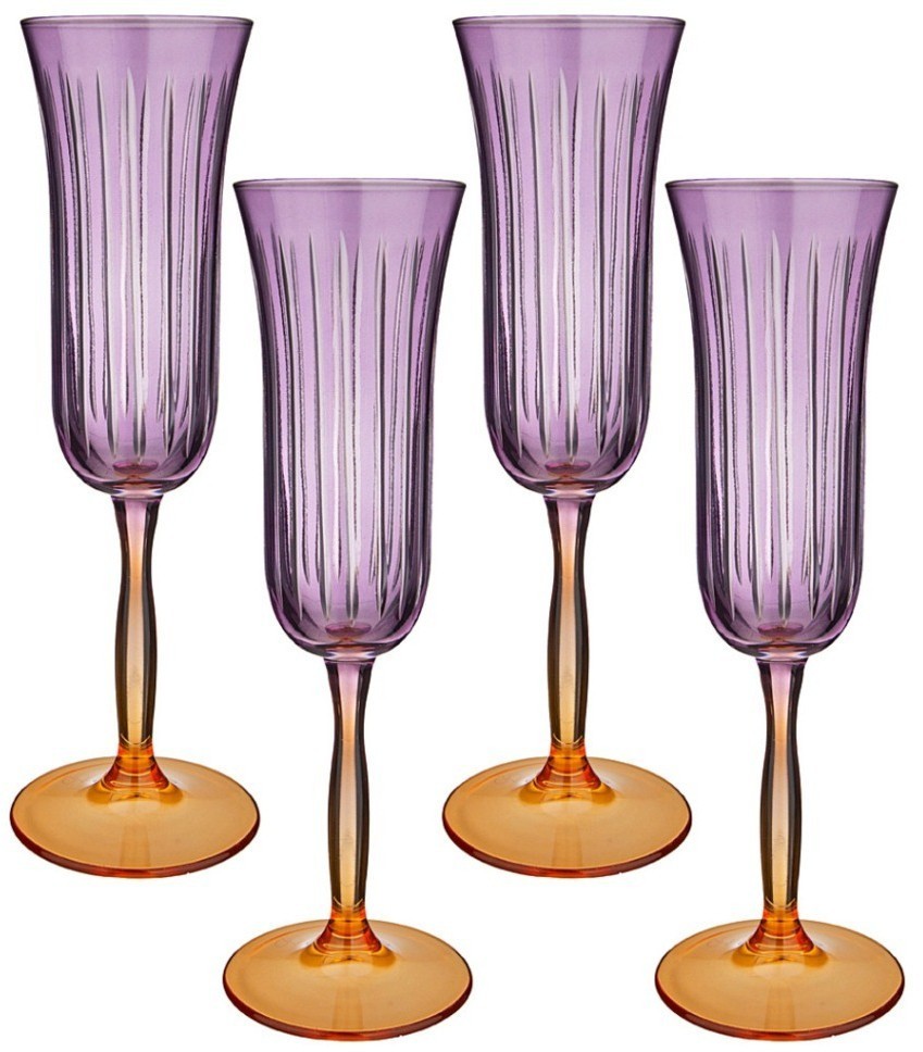 Набор бокалов из 4 штук "sicilia" violet 175mл Rakle (312-107)