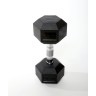 Гантель гексагональная DB-301 12 кг, обрезиненная, черный (1484598)