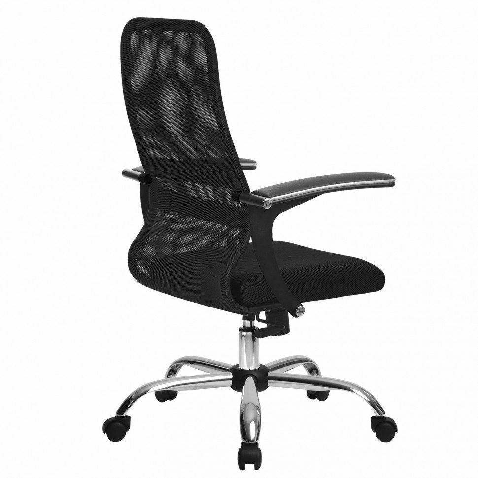 Кресло офисное Metta SU-C-8-Т ткань-сетка черное (84683)