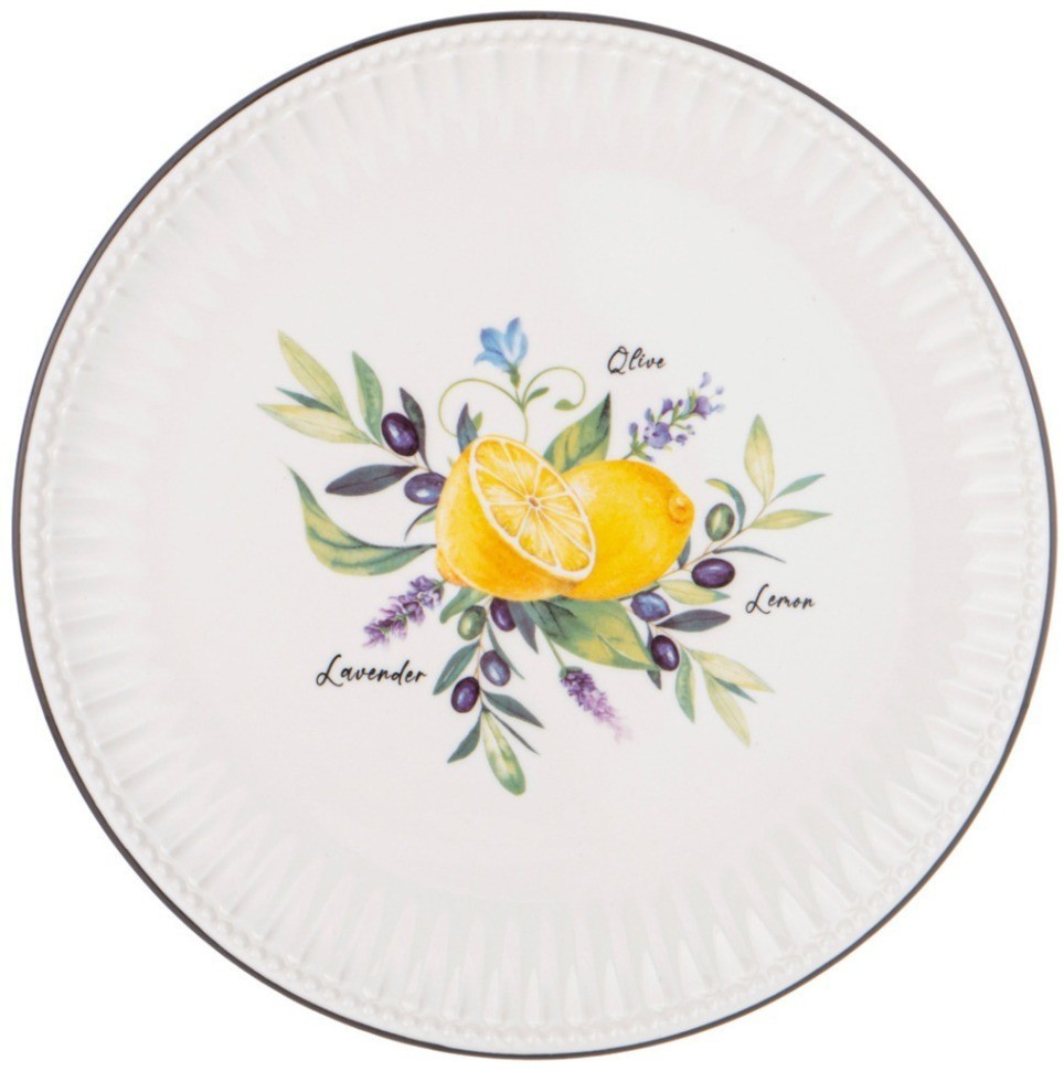 Набор тарелок закусочных lefard "kitchen passions" 2 шт. 21*1,8 см (189-472)