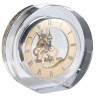 Часы настольные круглые, 12*5.3*12 см. цвет золото (TT-00012636)