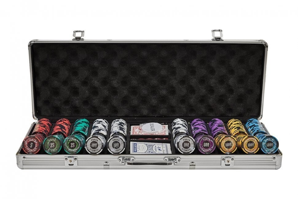 Набор для покера Stones на 500 фишек (31472)
