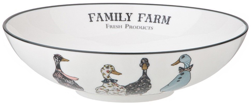 Тарелка суповая lefard "family farm" 18 * 5,2 см в форме салатника (263-1342)